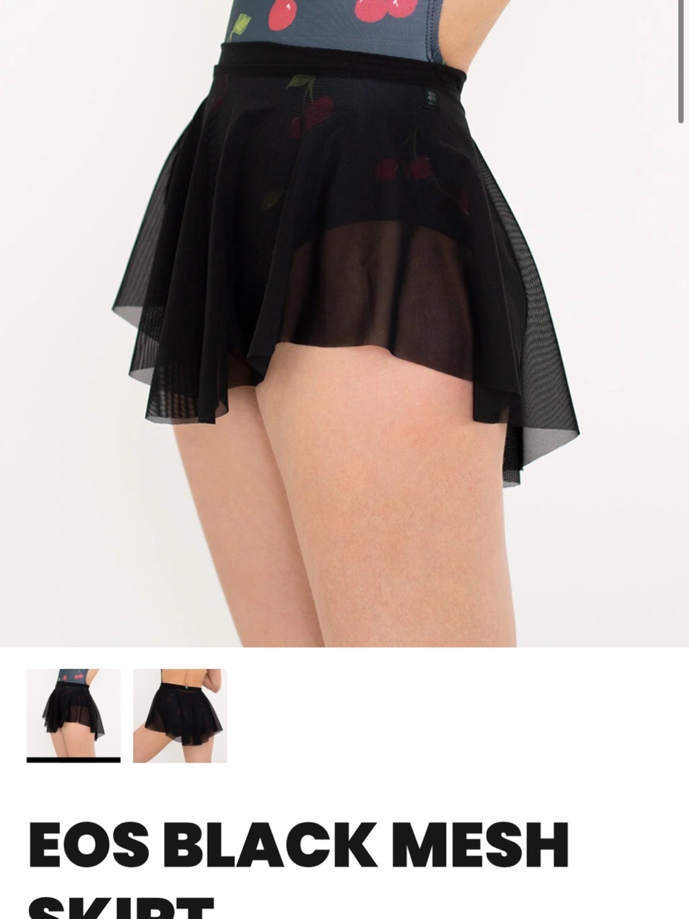 Luckyleo Peony Eos mesh ballet Skirt rare out of print - Picture 6 of 6